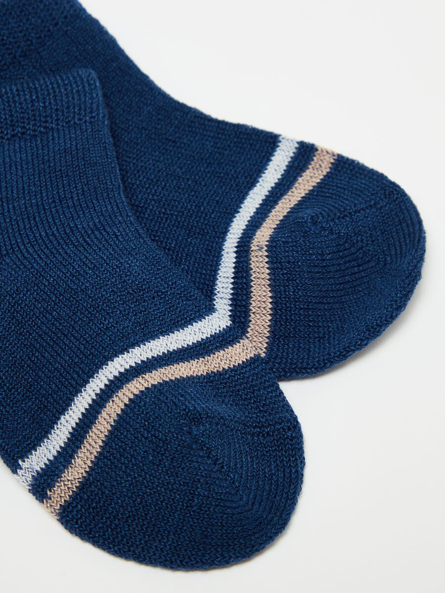 Two-pair pack short stretch cotton socks_1