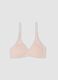 Reggiseno a triangolo rosa in cotone organico elasticizzato_4