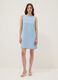Light blue regular-fit dress in a viscose, cotton and linen blend_1