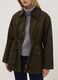Green pure-cotton jacket with contrast collar_2