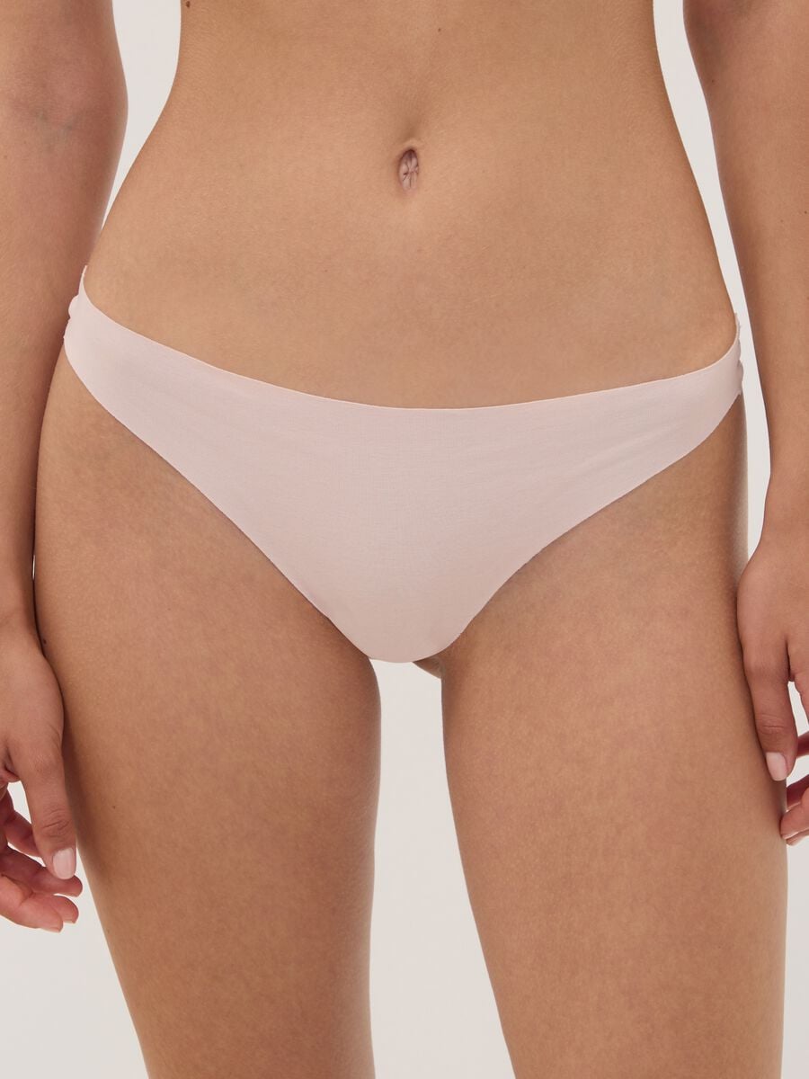 Slip brasiliana rosa in cotone organico elasticizzato_1