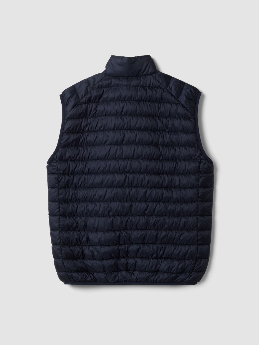 Blue Ultralight Padded Gilet with Zip_2
