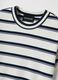 Multicolor gestreiftes T-Shirt aus Baumwollmischung, Regular Fit_5