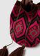 Multicolor ethnic detail beach bag with tassels_3