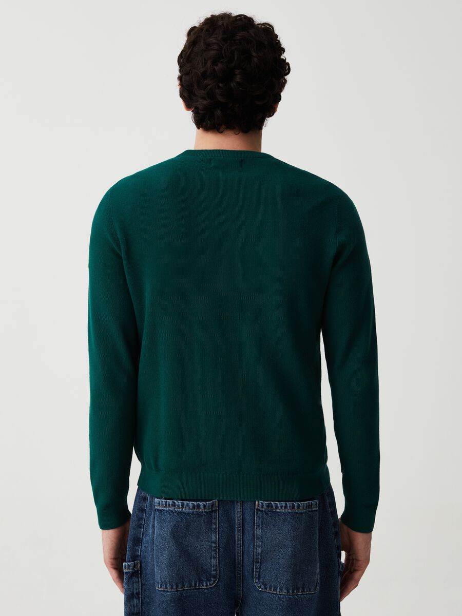 Cotton pullover with round neck_2