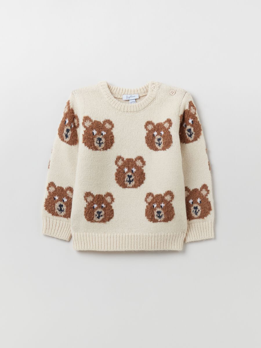 Pullover with teddy bears drawing_0