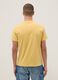 Yellow short sleeve pure cotton t-shirt regular fit_3