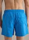 Short de bain bleu avec taille &eacute;lastiqu&eacute;e et cordon de serrage contrast&eacute;_3