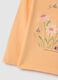 Orange M&auml;dchen-Langarmshirt aus reiner Baumwolle mit Prints_2