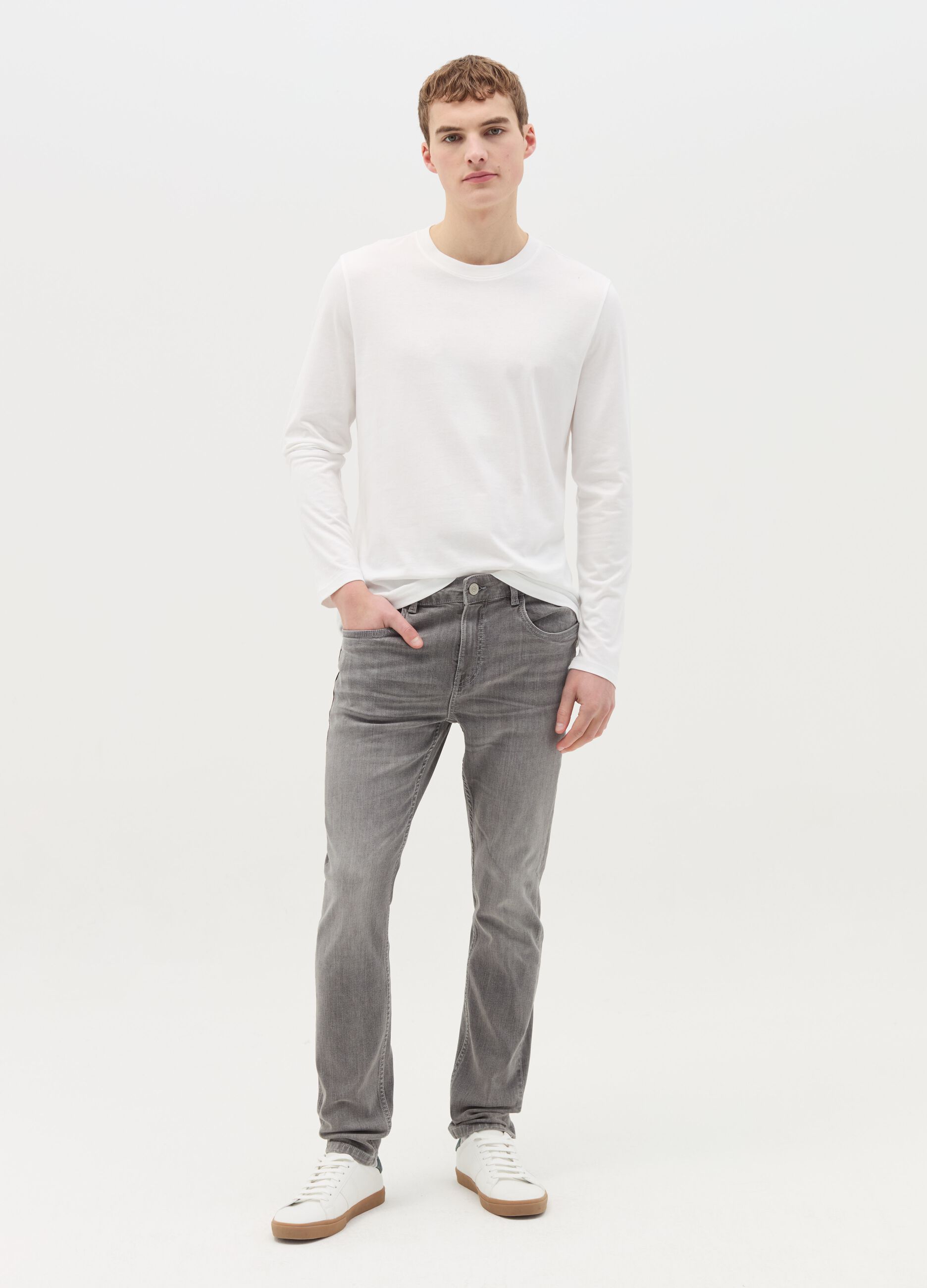 Skinny-fit jeans with five pockets