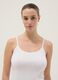 Twin-pack of white stretch cotton vests regular fit_1