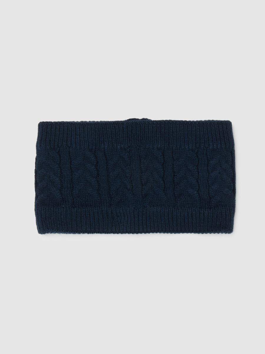 Blue children's neck warmer_0