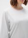 Grey stretch fabric regular fit t-shirt_2