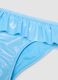 Blue stretch bikini with frills_3