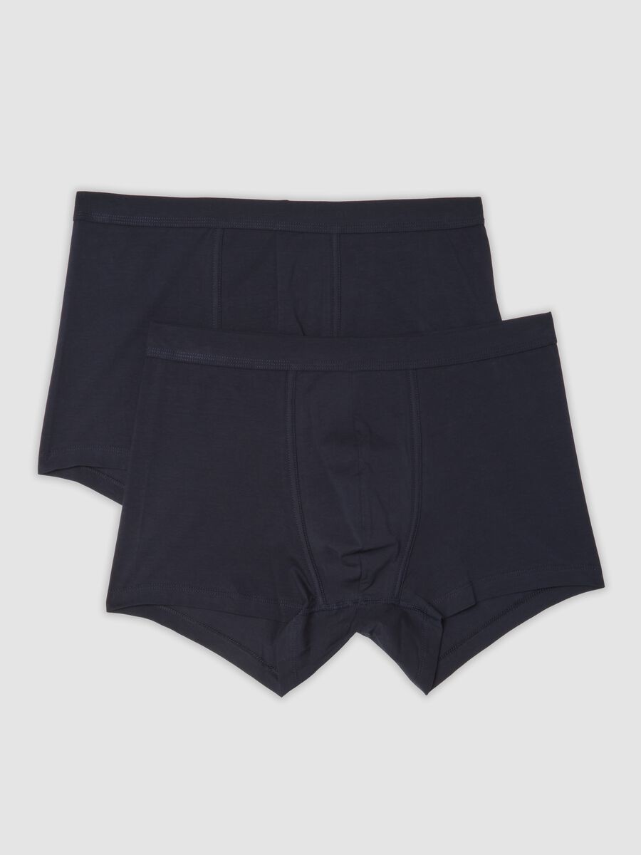 2-pack of blue stretch mercerised cotton boxer shorts_0