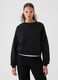 Black Crew Neck Sweatshirt_0