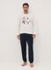 Blue crew-neck pyjamas with Mickey & Friends print_0