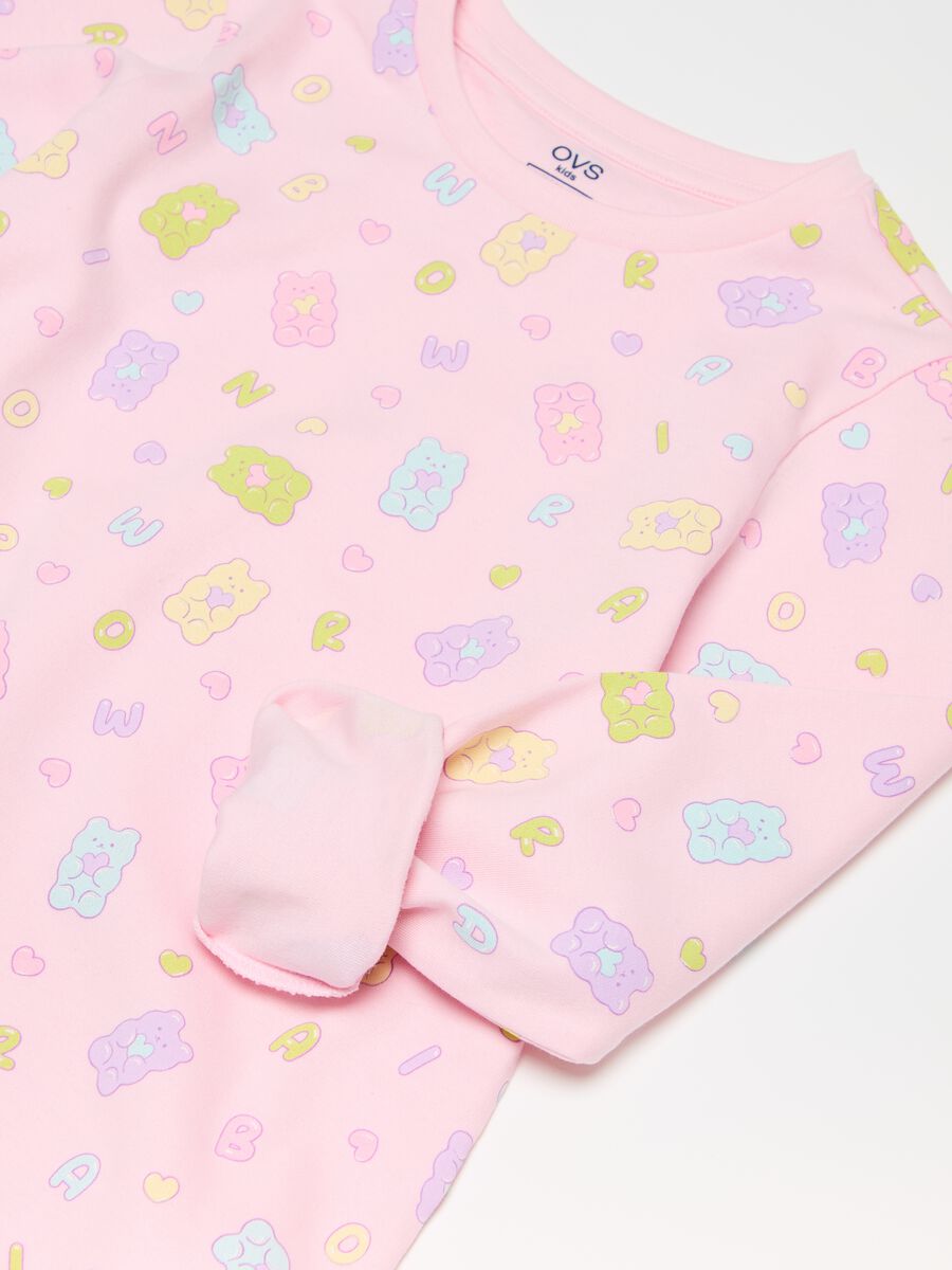 Pijama de algodón orgánico con estampado_2
