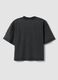 Grey pure cotton oversized fit girl&rsquo;s t-shirt_4