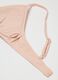 Girls' pink triangle cotton elastane bra_3
