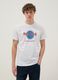 Wei&szlig;es Regular-Fit-T-Shirt aus reiner Baumwolle mit Hard Rock Cafe Print_0