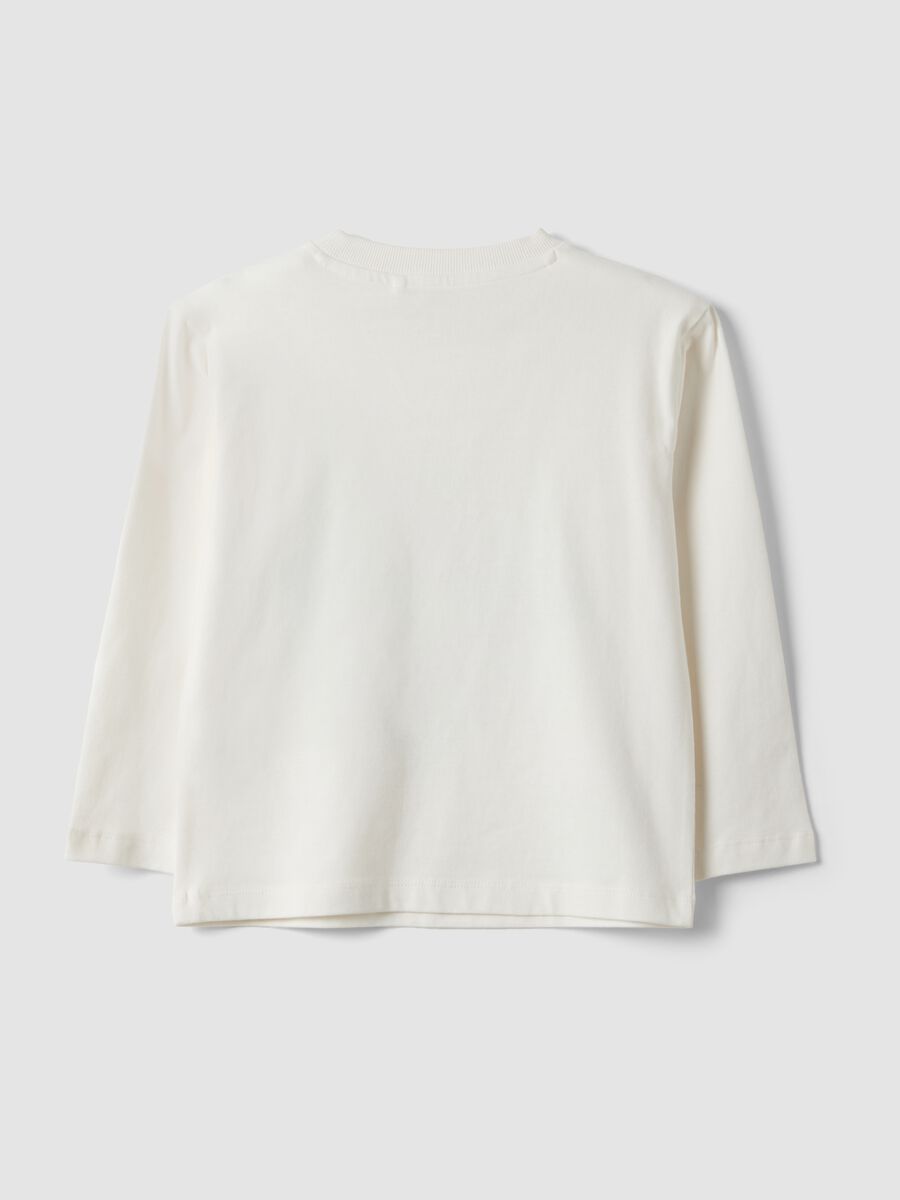 White pure cotton Marvel Spider-Man crew-neck T-shirt_1