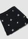 Slip culotte neri in cotone organico elasticizzato con stampa floreale_3