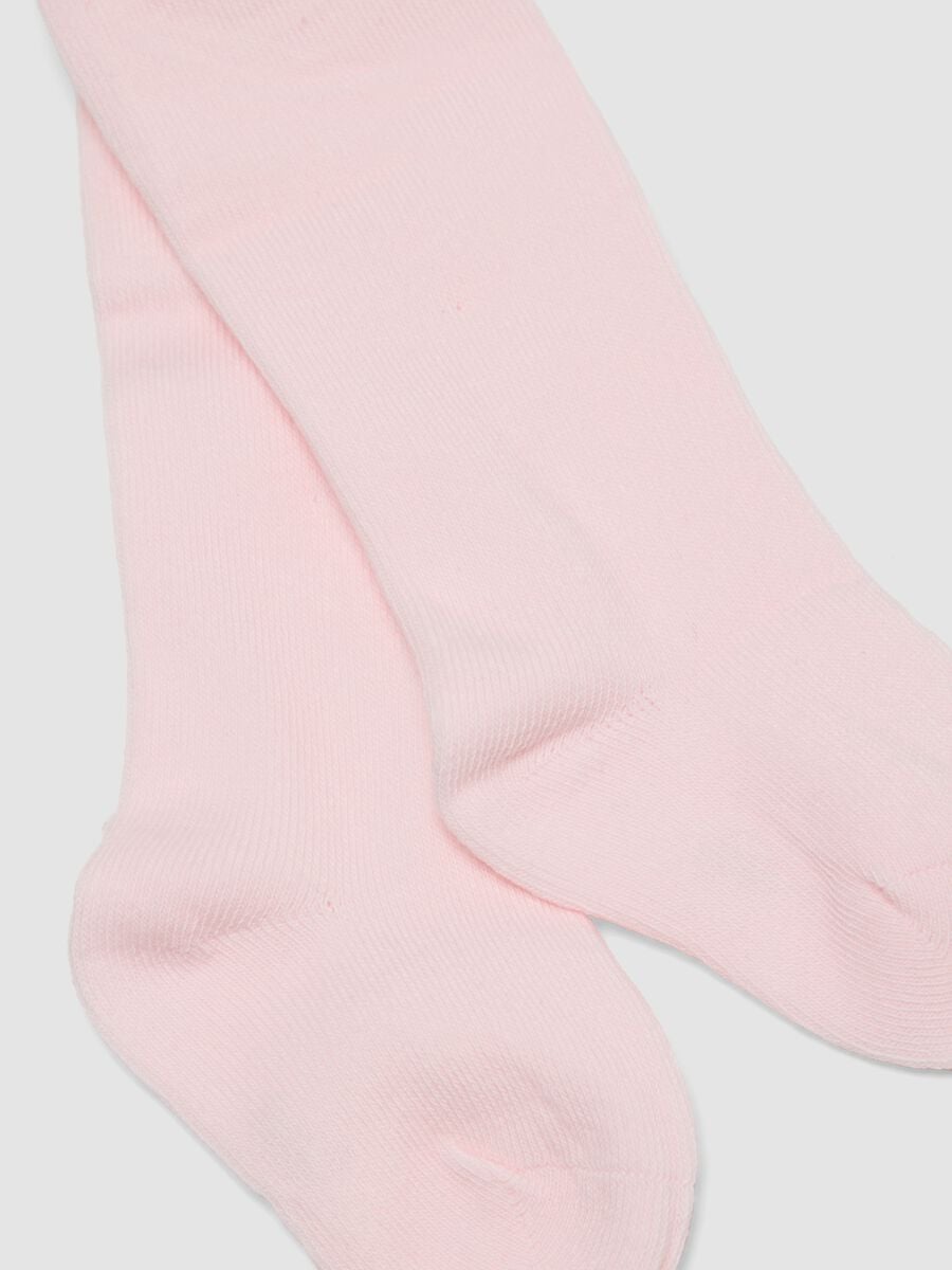2-pack of pink organic stretch cotton tights_2