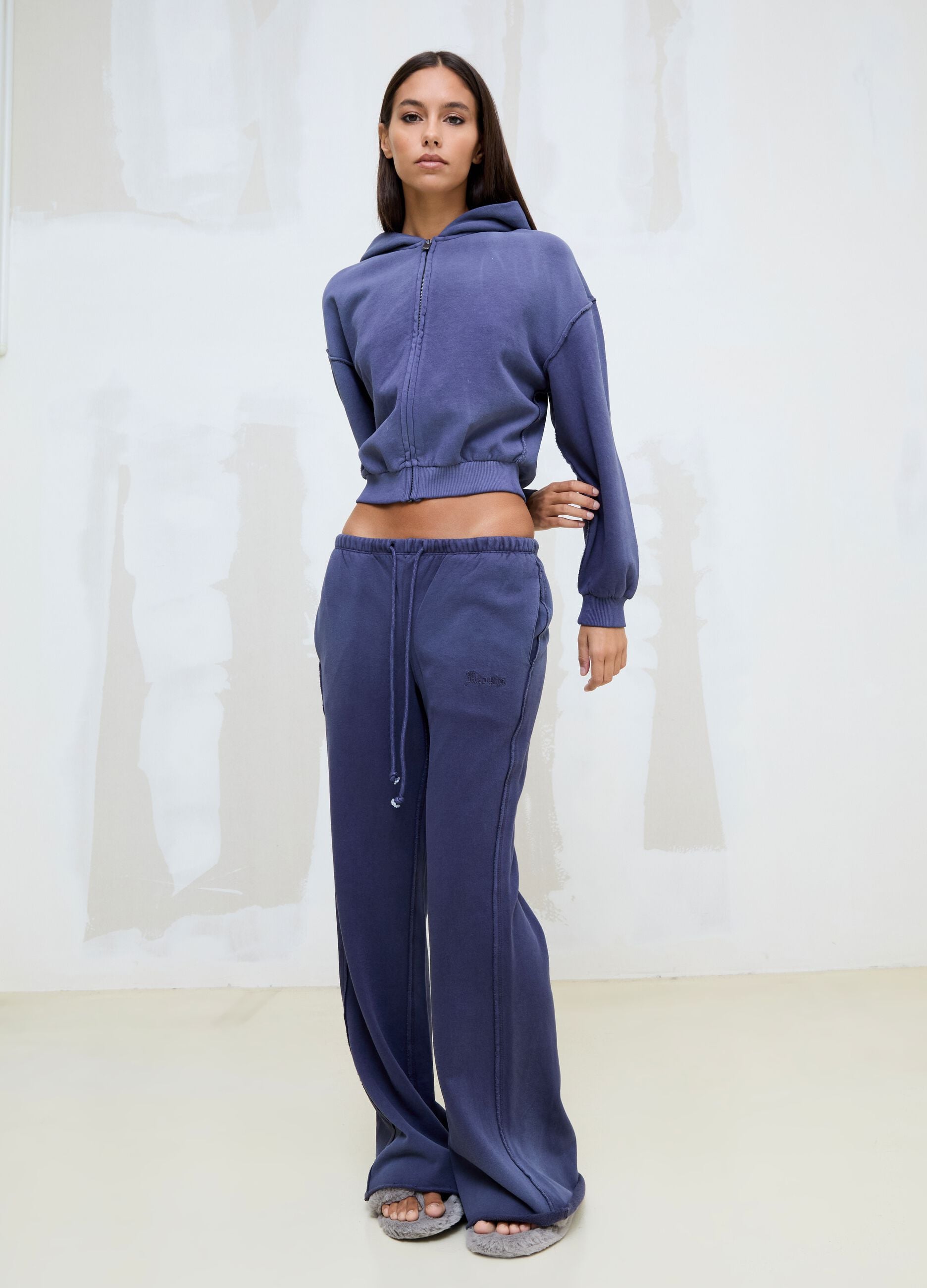 Flare Sweatpants Sunfaded Twilight