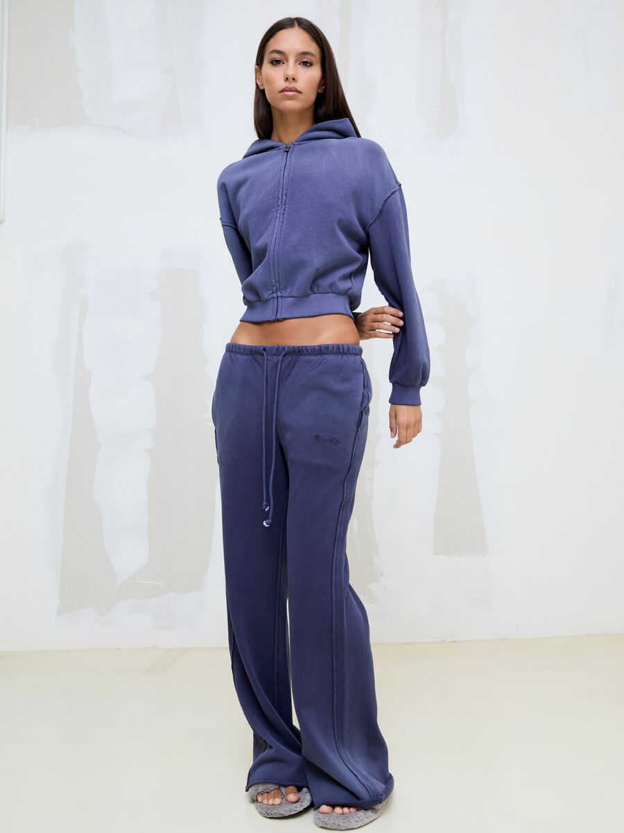 Flare-Sweatpants Sunfaded Twilight_0