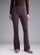 Purple Flared Leggings in Stretch Fabric_1