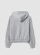 Grey organic cotton hooded sweatshirt_5