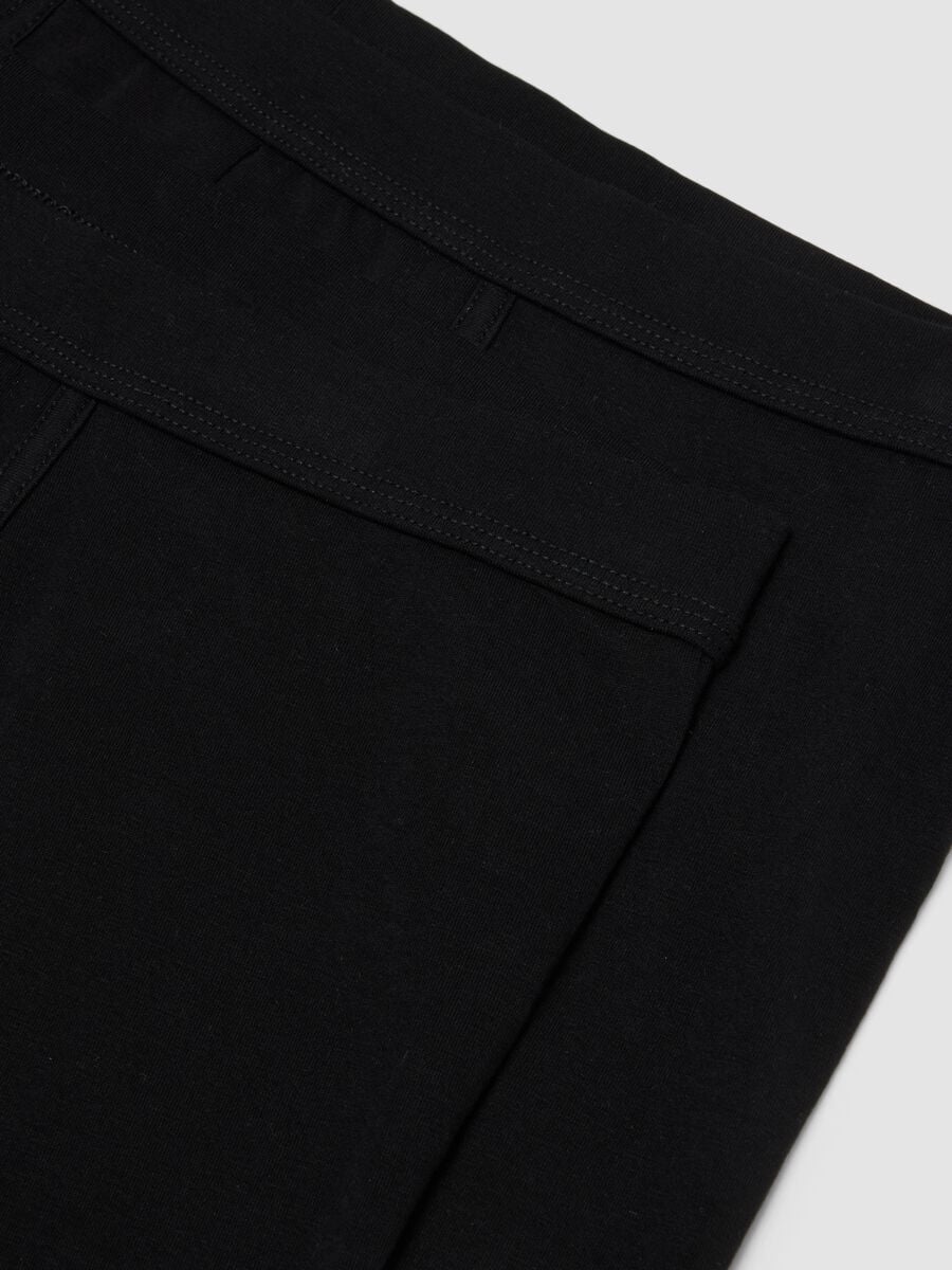 Pack de 2 boxers pretos em algod&atilde;o Supima el&aacute;stico_5