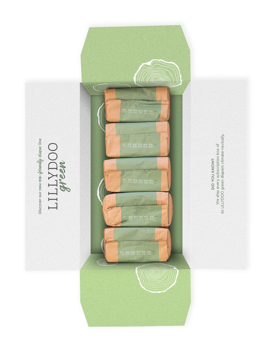 Lillydoo 5 pack multipack eco-sustainable nappies, No. 7 (15+ kg)_0