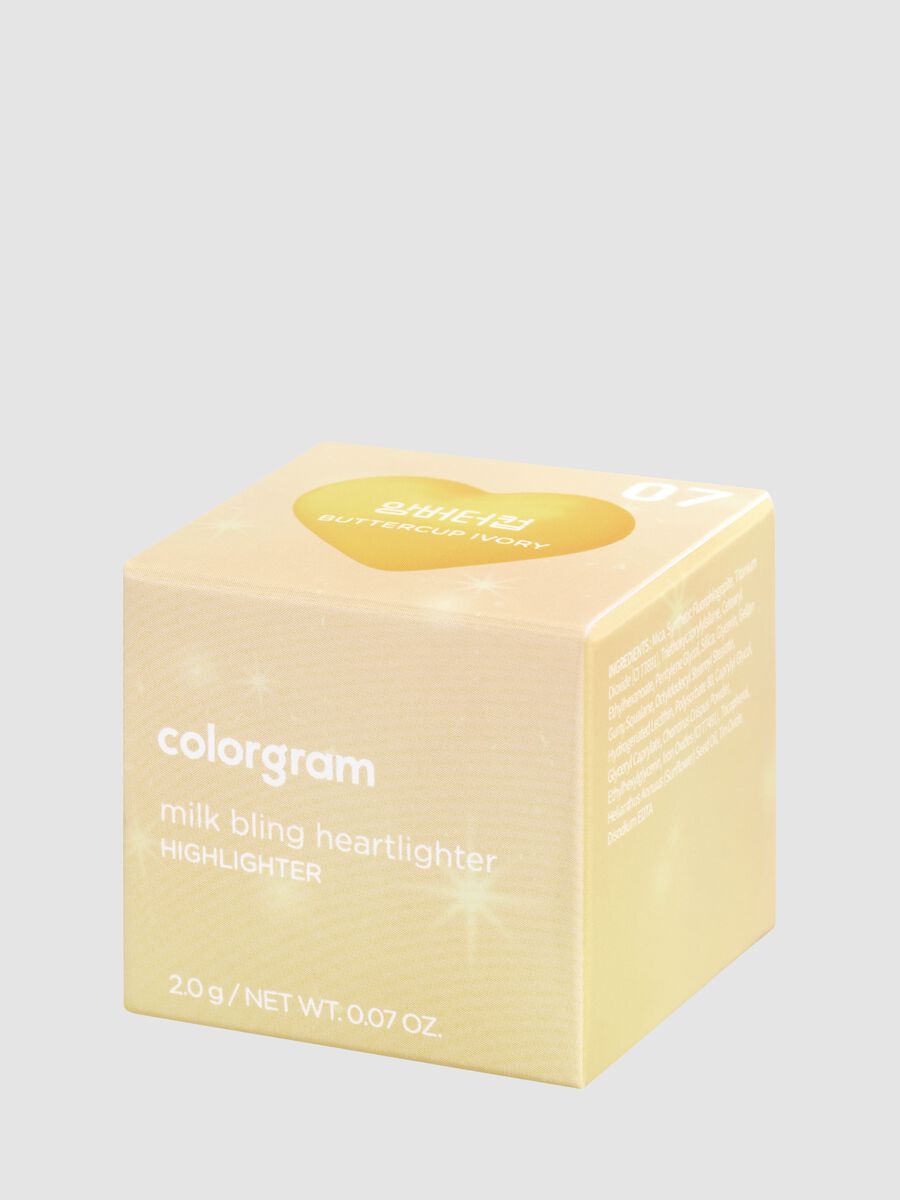 Milk Bling Heartlighter 07 Buttercup Ivory 2.2G - Make-up coreano_1