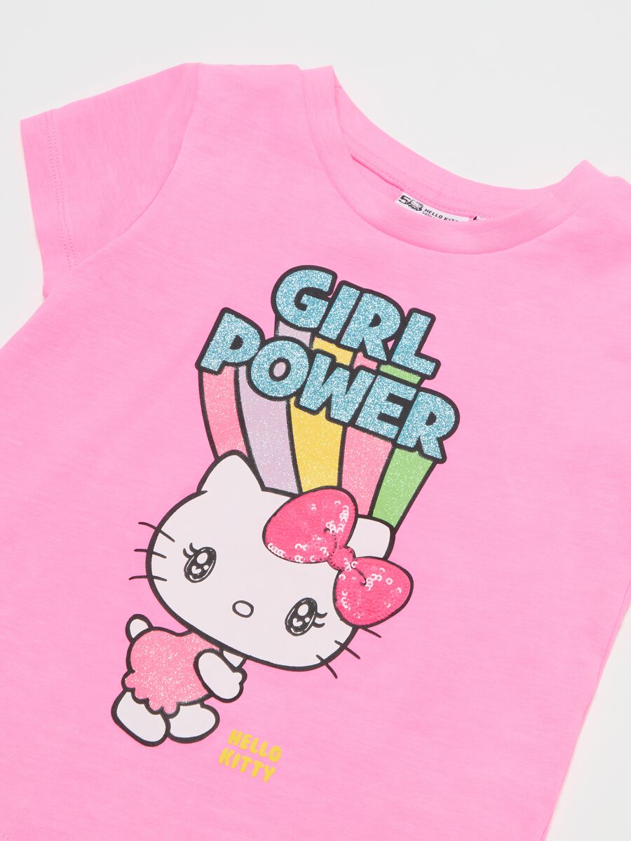Camiseta con estampado de Hello Kitty y lentejuelas_2