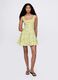 Short multicoloured dress with lemons pattern_0