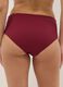 Rote High-Waist-Bikinihose aus Stretchmaterial mit Schnalle_2