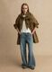 Brown pure cotton raincoat_1