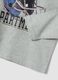 Grey cotton-viscose blend T-shirt with college print for boys_3