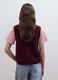Red pure cotton regular-fit knitted gilet_3