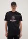 Black pure cotton Inter Miami CF regular-fit T-shirt_2