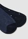 3-pack of long blue socks in stretch organic cotton_2