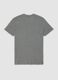 Camiseta gris de algod&oacute;n org&aacute;nico puro, corte regular_1