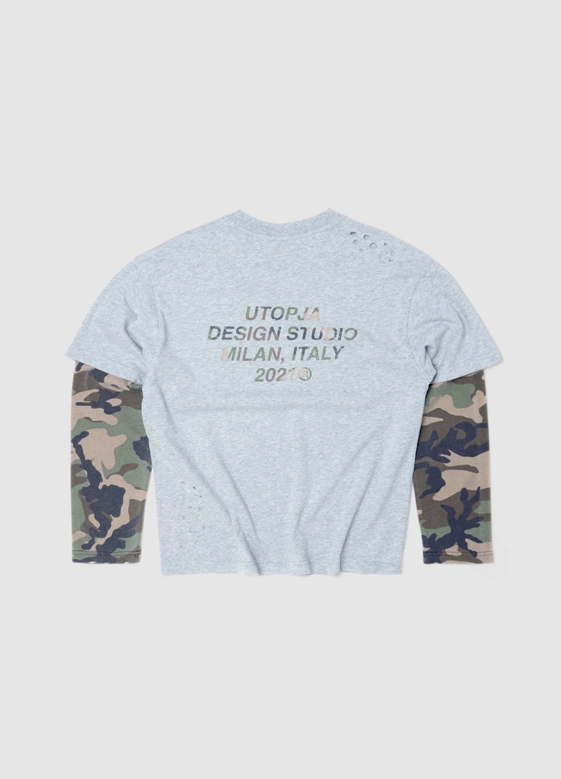 Double Longsleeve Grey & Camo