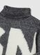 Grey children's jumper regular fit with lettering_2