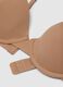 Beige full coverage bra with padded cups_5