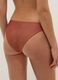 Orangefarbene Stretch-Badehose mit Glitzerstruktur_2