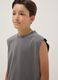 Grey pure cotton vest top_2