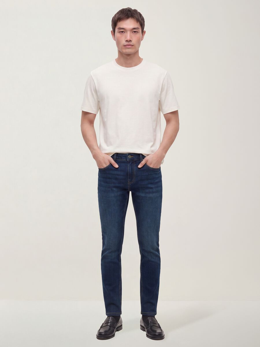 Skinny-Fit Denim-Jeans aus Stretch-Baumwolle_0